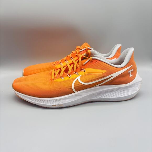 Nike Shoes Mens 13 Orange Air Zoom Pegasus 39 Tennessee Volunteers NCAA Running - Picture 3 of 12